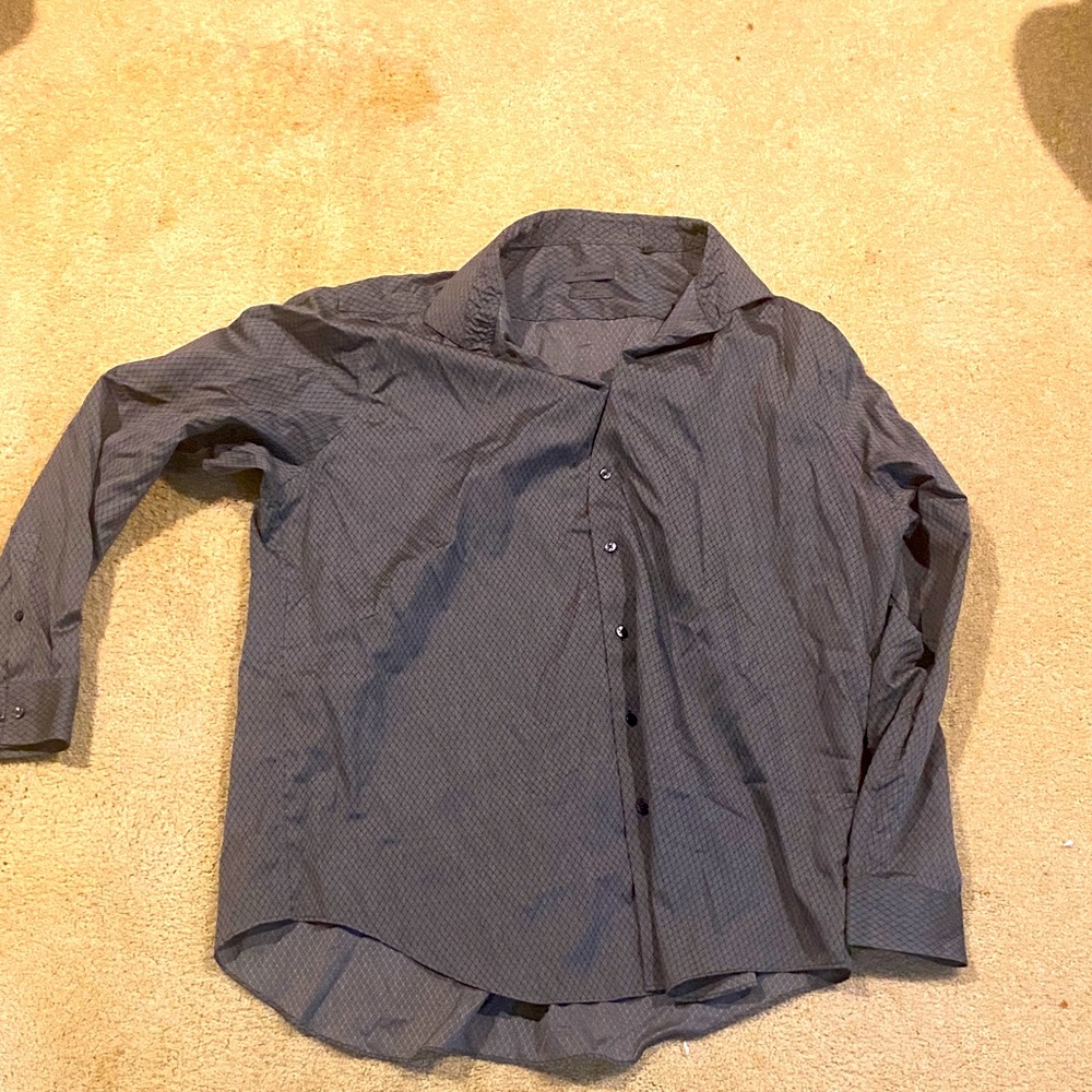Calvin Klein Collection Charcoal Dress Shirt